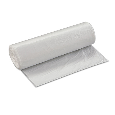 Inteplast Group High-Density Commercial Can Liner Value Pack, 33 gal, 14 mic, 33" x 39", Clear, Interleaved Roll, 25 Bags/Roll, 10 Rolls/CT (IBSVALH3340N16)