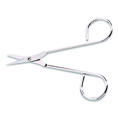First Aid Only First Aid Scissors, 4.5" Long, Straight Nickel Handle (813161)