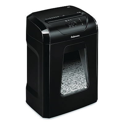 Fellowes Powershred 12C Cross-Cut Personal Shredder, 12 Manual Sheet Capacity (24343401)