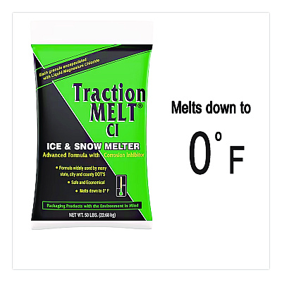 Scotwood Industries Traction Melt CI Ice and Snow Melter, 50 lb Bag (SWO50BTM)