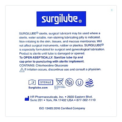 SurgiLube Lubricating Jelly, 4.25 oz Tube (325983)