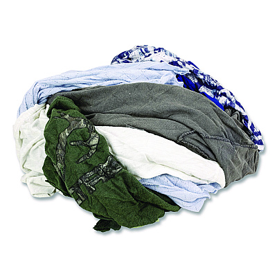 HOSPECO Reclaimed Colored Knits - T-Shirt/Polo, Assorted Sizes and Colors, 25 lb/Box (13525)