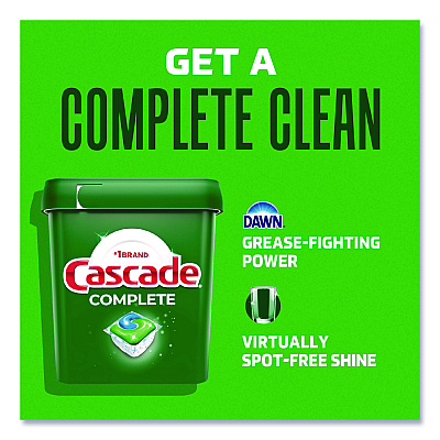 Cascade Complete ActionPacs, Fresh Scent, 4 Pods/Pack, 30 Packs/Carton (17626)