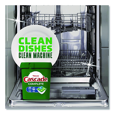 Cascade Complete ActionPacs, Fresh Scent, 4 Pods/Pack, 30 Packs/Carton (17626)