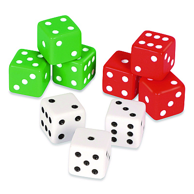 Learning Resources Dot Dice, Ages 3 and Up, 36 Dice (LER2229)