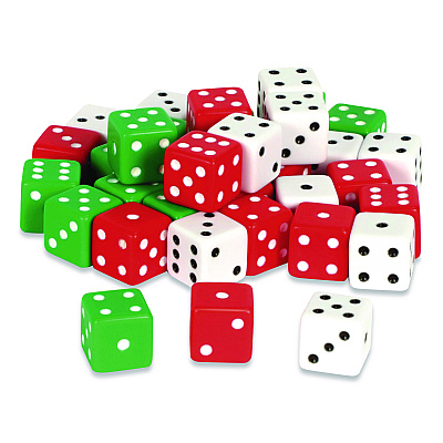 Learning Resources Dot Dice, Ages 3 and Up, 36 Dice (LER2229)