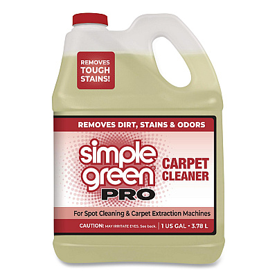 Simple Green Pro Carpet Cleaner, Unscented, 1 gal Bottle, 4/Carton (0506128)