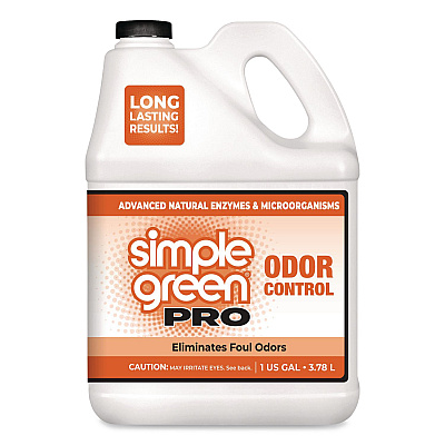 Simple Green Pro Odor Control, Lemongrass Eucalyptus, 1 gal Bottle, 4/Carton (0704128)
