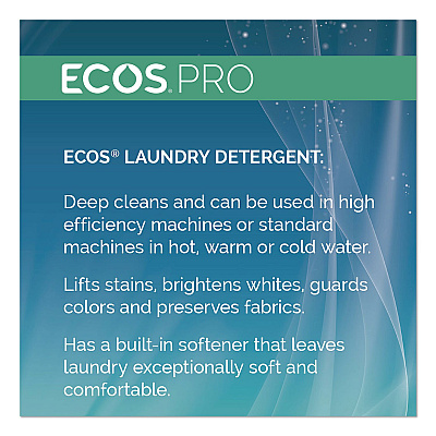 ECOS PRO Laundry Detergent Liquid, Free and Clear, 5 gal Pail (PL976405)