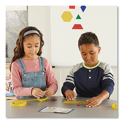 hand2mind NumberLine Clock Set, Grades K to 4, 6 Pieces (92287)