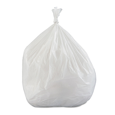 Inteplast Group Low-Density Commercial Can Liners, 30 gal, 0.7 mil, 30" x 36", White, Interleaved Roll, 25 Bags/Roll, 8 Rolls/Carton (IBSSL3036XHW2)