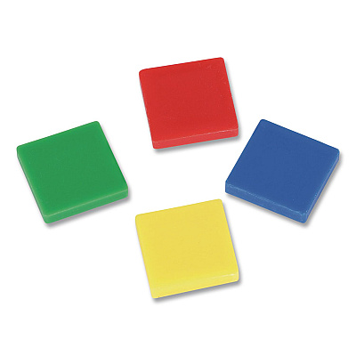 Learning Resources Square Color Tiles, Pre-K to K, 400 Pieces (LER0203)