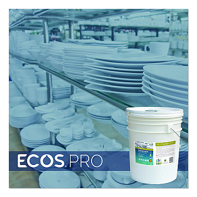 ECOS PRO Dishmate Manual Dish Liquid, Free and Clear, 5 gal Pail (PL972105)