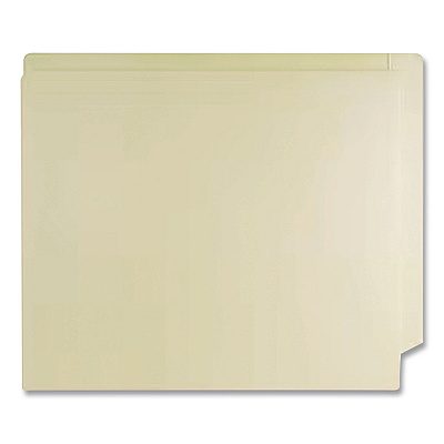 Medical Arts Press Heavy-Duty End Tab Fastener Folders, 0.75" Expansion, 2 Fasteners, Letter Size, Manila Exterior, 50/Box (31439)