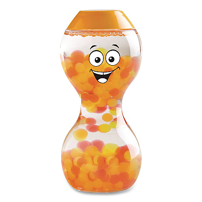 hand2mind Express Your Feelings Sensory Bottles, Ages 18 Months and Up, Assorted Colors, 4 Pieces (96242)