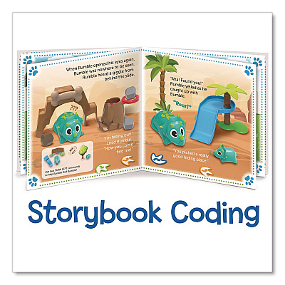 Learning Resources Coding Critters: Rumble and Bumble, Grades Pre-K to 3, 23 Pieces (LER3082)
