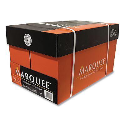 Marquee Office Paper, 96 Bright, 20 lb Bond, 8.5 x 11, White, 500 Sheets/Ream, 10 Reams/Carton, 40 Cartons/Pallet, 21 PLT/Truckload (MARQE811WT2)