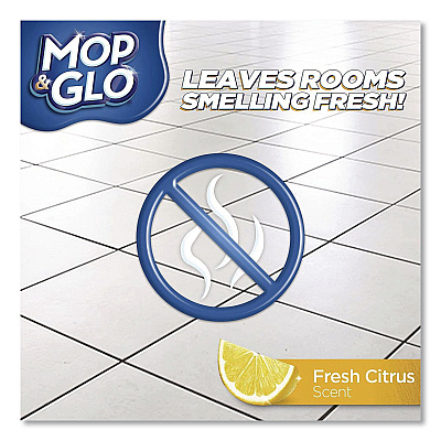 MOP & GLO Ready to Use Multi-Surface Floor Cleaner, Fresh Citrus Scent, 32 oz Bottle (98563EA)