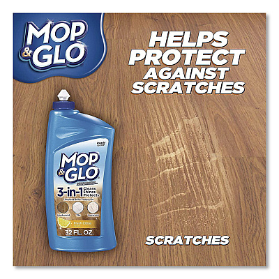 MOP & GLO Ready to Use Multi-Surface Floor Cleaner, Fresh Citrus Scent, 32 oz Bottle, 4/Carton (98563CT)