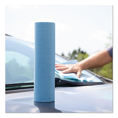 Boardwalk Automotive Wiper Rolls, 9.4 x 11, Blue, 55/Roll, 30 Rolls/Carton (AUTORL1650B)
