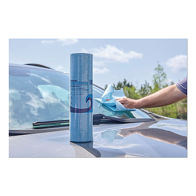 Boardwalk Automotive Wiper Rolls, 9.4 x 11, Blue, 55/Roll, 30 Rolls/Carton (AUTORL1650B)