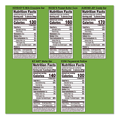 Hershey's Candy Snack Size Party Pack, 30.22 oz Bag, 58 Individually Wrapped Pieces (22002590)