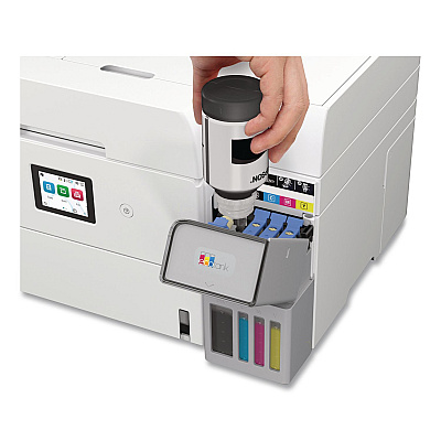 Epson EcoTank ET-4958 Wireless AIO Color Supertank Printer, Copy/Fax/Print/Scan (C11CL40203)