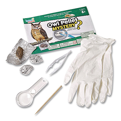 hand2mind Owl Pellet Mystery Science Lab Kit, Grades 3 to 8 (90738)