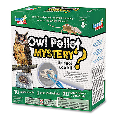 hand2mind Owl Pellet Mystery Science Lab Kit, Grades 3 to 8 (90738)