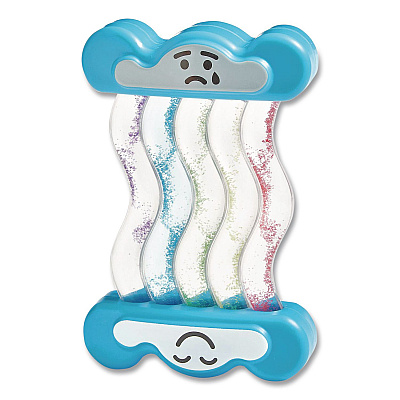 hand2mind My Feelings Rainbow Fidget Tube, Ages 3 and Up, Blue (94489)