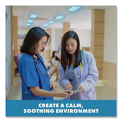 Educational Insights Fluorescent Light Filter Covers, Rectangular, 2 ft x 4 ft, Tranquil Blue, 4 Covers (1230)