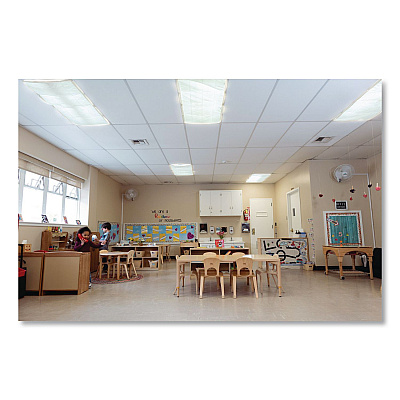 Educational Insights Florescent Light Filter Covers, Square, 2 ft x 4 ft, Whisper White, 4 Panels (1231)