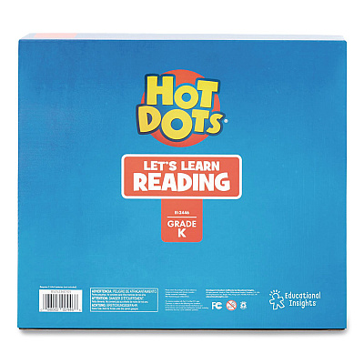 Educational Insights Hot Dots Let's Learn Kindergarten Reading, Grade K, 50 Pages (2446)