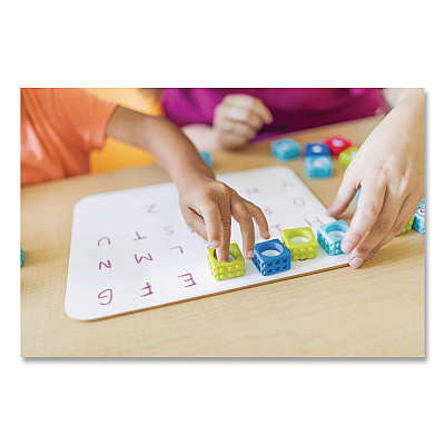 Educational Insights Alphabet BubbleBrix. Ages 3 to 7, Plastic, Assorted Colors, 42 Pieces (2598)