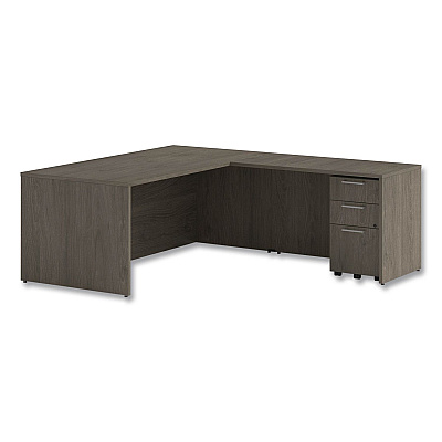 Alera Seville Series Desk Shell, 72" x 36" x 29", Walnut (SVDS7236WA)