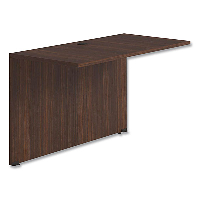 Alera Seville Series Bridge Return, 48w x 24d x 29h, Mahogany (SVBR4824MY)