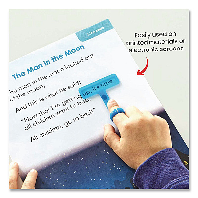 hand2mind FingerFocus Highlighter, Grades Pre-K to 5, 30 Pieces (91496)