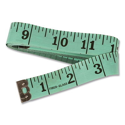 Learning Resources Standard/Metric Tape Measure, 60" Long, Assorted Colors, Plastic, 10 Tape Measures (LER0363)
