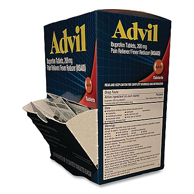 Advil Ibuprofen Tablets Refill Packs, Two-Pack, 30/Box (64008)