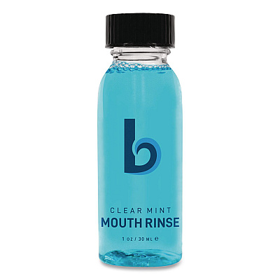 Boardwalk Mouth Rinse, Mint Flavor, 30 mL Bottle, 180/Carton (MWASHMT)