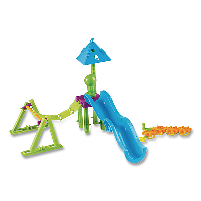 Learning Resources Playground Engineering and Design Building Set, Grades Pre-K to 1, 104 Pieces (LER2842)
