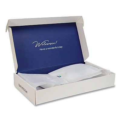 Boardwalk Amenities Kit, Mouth Rinse, Toothbrush, Toothpaste, Body Wash, Shampoo, Low Allergen, 12 Kits/Carton (AMENKITLA)