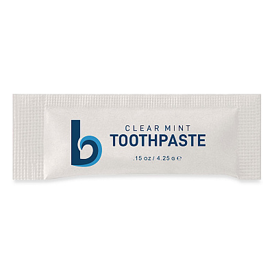 Boardwalk Toothpaste, Peppermint, 0.15 oz Sachet, 1,000/Carton (TPASTEMT)