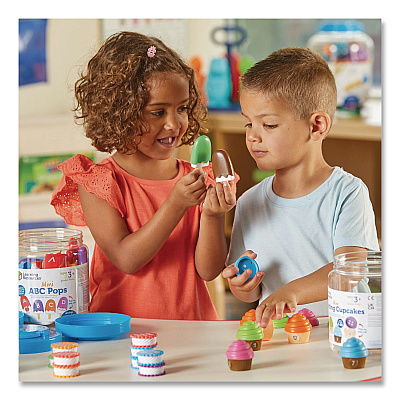 Learning Resources Mini ABC Pops, Pre-K to K, 52 Pieces (LER6799)