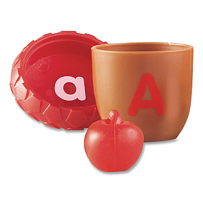 Learning Resources Alphabet Acorns Activity Set, Pre-K to K, 78 Pieces (LER6802)