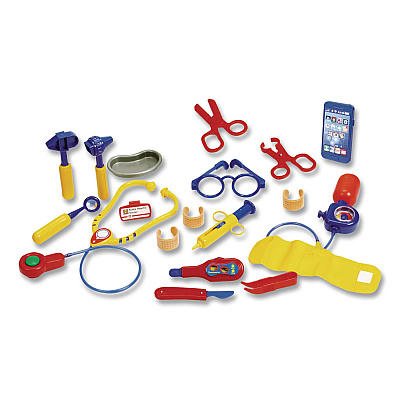 Learning Resources Pretend and Play Doctor Set, Ages 3 and Up, 19 Pieces (LER9048)