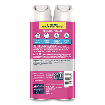 Glade Air Freshener, Tropical Blossoms Scent, 8.3 oz, 2/Pack, 3 Packs/Carton (377365)