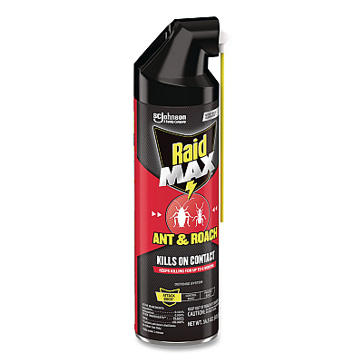 Raid Ant/Roach Killer, 14.5 oz Aerosol Spray, Unscented (345742EA)