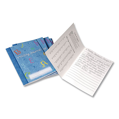 Learning Resources Writing Journals, Medium/College Rule, Blue Cover, (64) 7 x 9 Sheets, 10 Journals (LER3467)