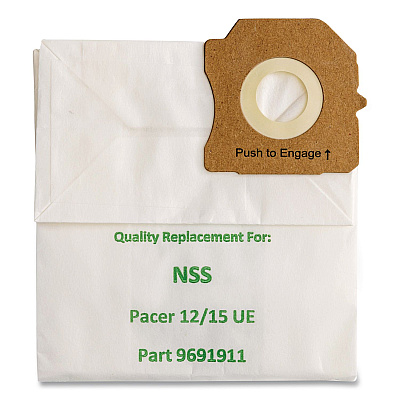 Green Klean GK-P12/15UE Replacement Bag, 10 Bags/Pack, 10 Packs/Carton (GKP1215UE)